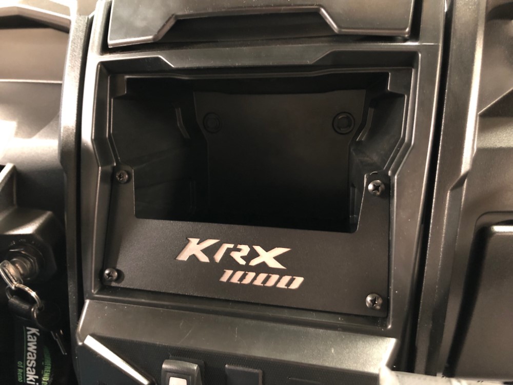 Kawasaki KRX & KRX4 1000 Simple Dash Cubby Plate [KRX80 pri] 29.99